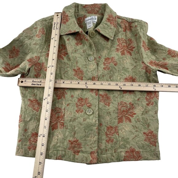 Coldwater Creek Women's Spring Bloom Jacket Floral Pattern PS NWT - Picture 5 of 6